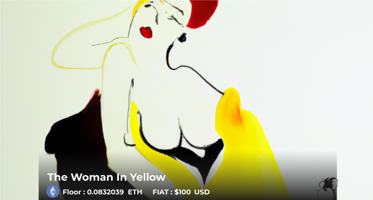NFT The woman in yellow